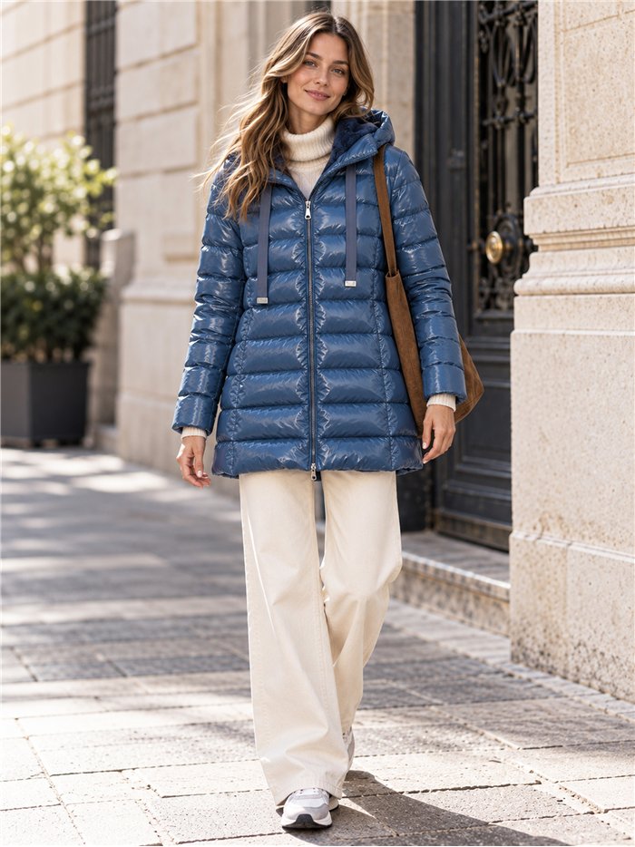 Anorak acharolada capucha forro polar water repellent