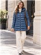 Anorak acharolada capucha forro polar water repellent