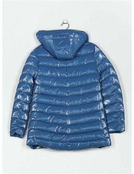 Anorak acharolada capucha forro polar water repellent