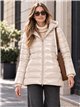 Anorak acharolada capucha forro polar water repellent