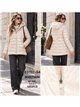 Anorak acharolada capucha forro polar water repellent