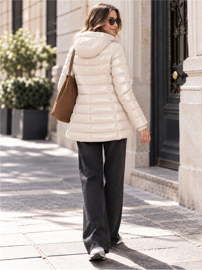Anorak acharolada capucha forro polar water repellent