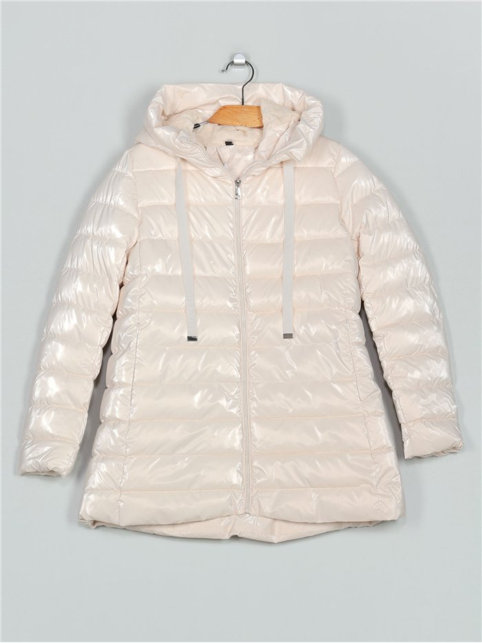 Anorak acharolada capucha forro polar water repellent