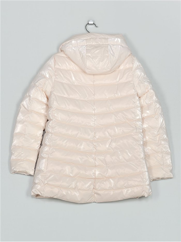 Anorak acharolada capucha forro polar water repellent
