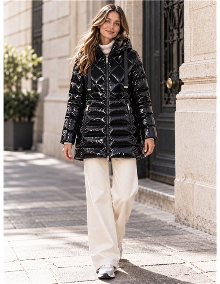 Anorak acharolada capucha water repellent