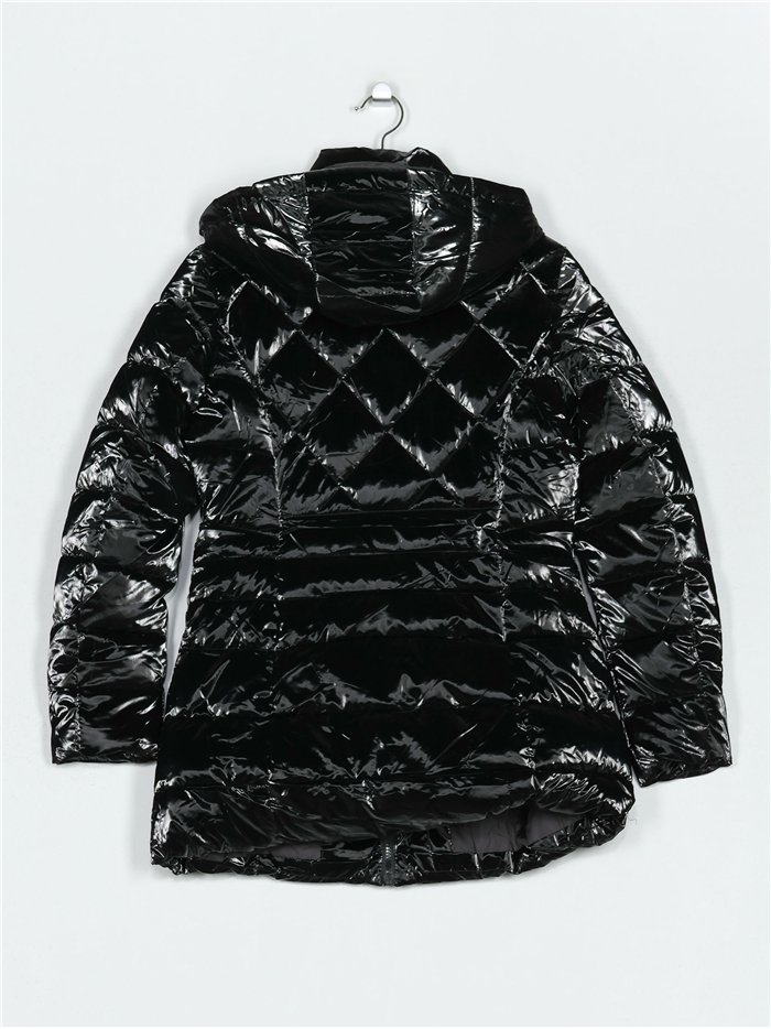 Anorak acharolada capucha water repellent