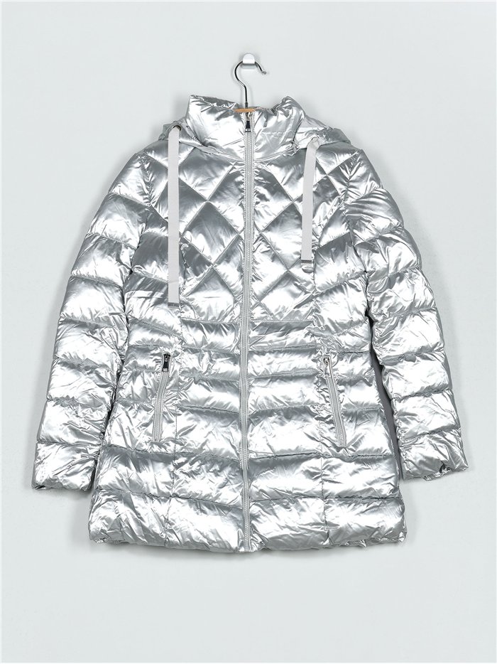 Anorak acharolada capucha water repellent