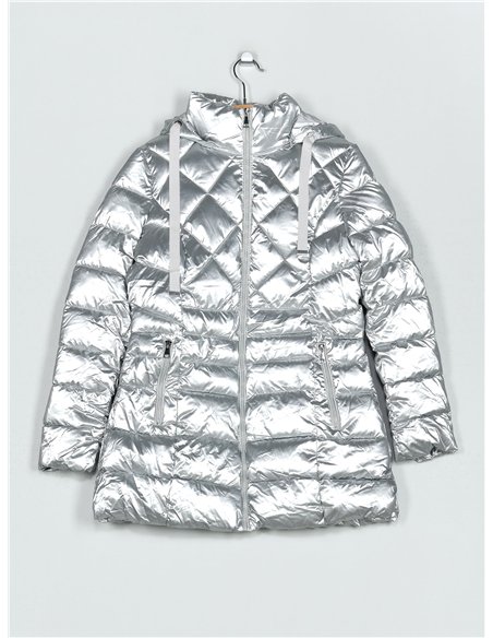 Anorak acharolada capucha water repellent