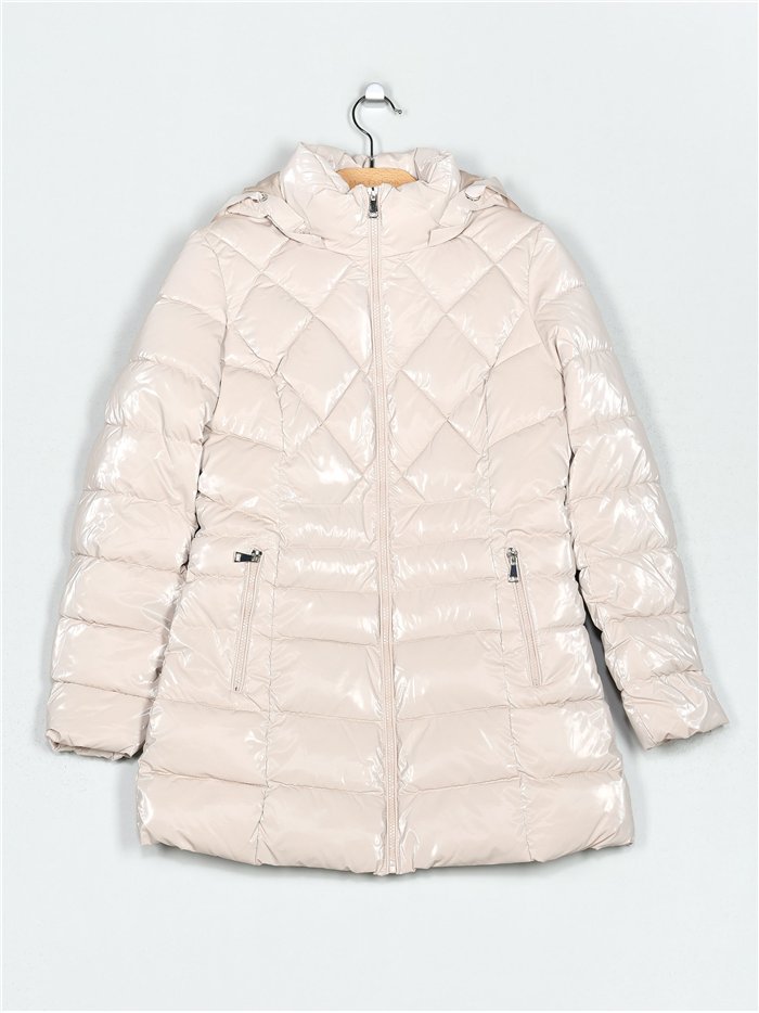 Anorak acharolada capucha water repellent