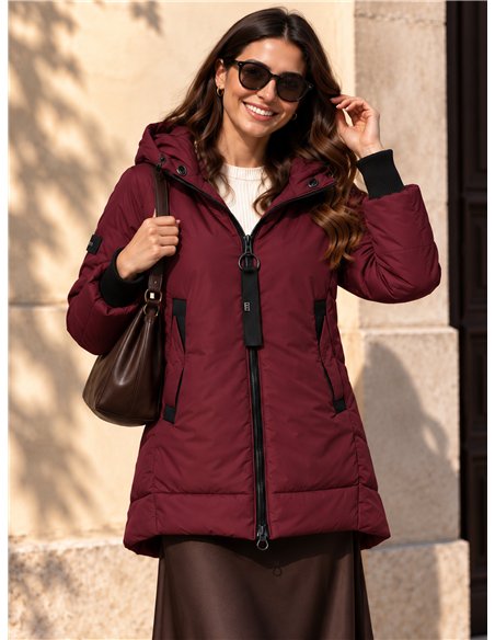 Anorak amplio capucha