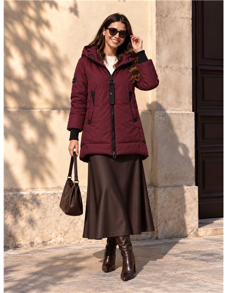 Anorak amplio capucha