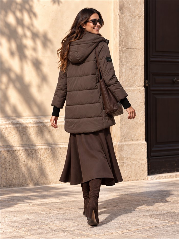 Anorak amplio capucha