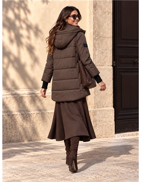 Anorak amplio capucha