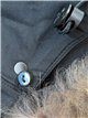 Parka acolchada capucha con pelo