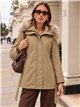 Parka acolchada capucha con pelo