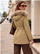 Parka acolchada capucha con pelo