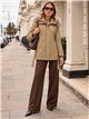 Parka acolchada capucha con pelo
