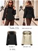 Chaqueta acolchada capucha con pelo