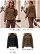Anorak corto capucha con pelo
