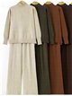 Conjunto jersey cuello perkins y pantalón