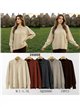 Jersey amplio cuello polo
