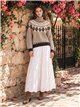 Jersey jacquard cuello vuelto