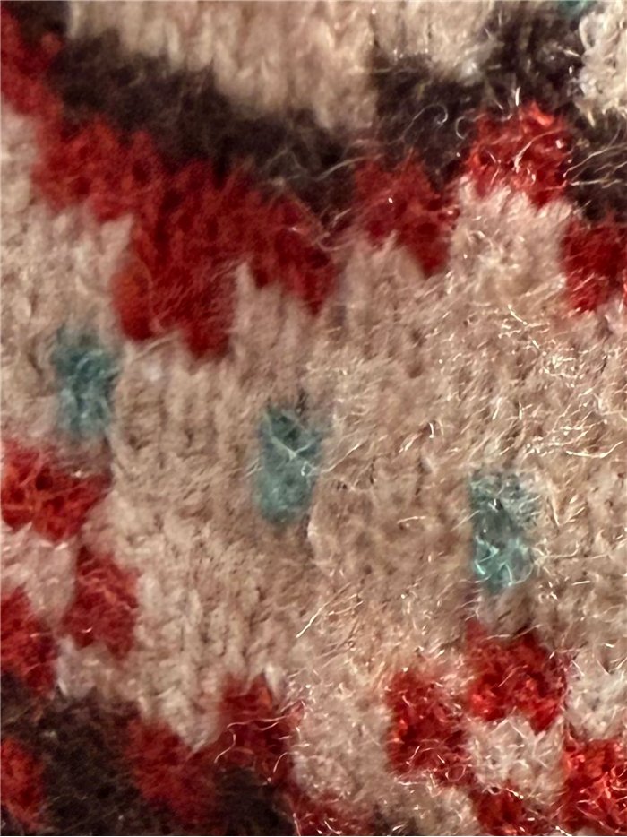 Jersey jacquard nórdico cuello redondo