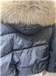 Chaqueta corta acolchada con pelo