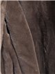 Chaqueta corta paño con cuello de pelo