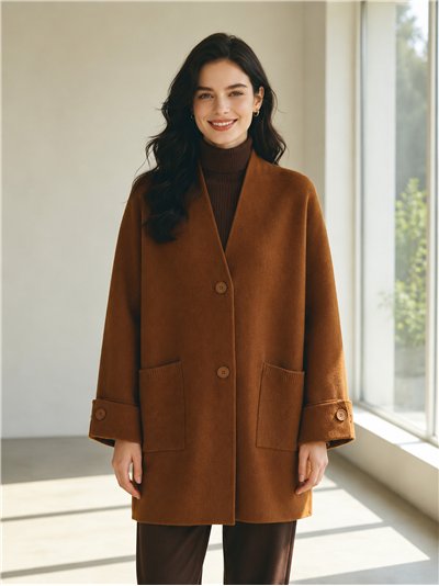 Maxi-Strickjacke mit Taschen
