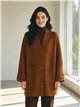Maxi-Strickjacke mit Taschen
