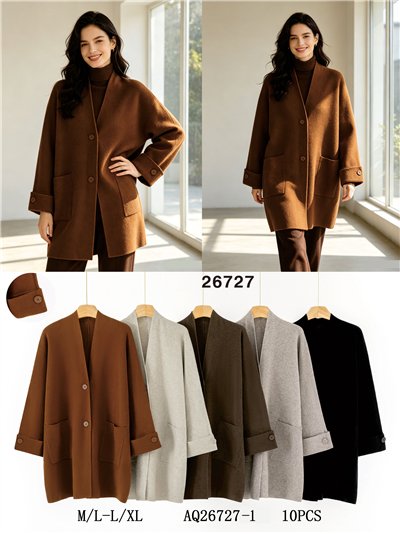 Maxi-Strickjacke mit Taschen 2