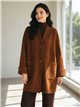 Maxi-Strickjacke mit Taschen
