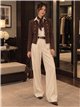 Chaqueta militar efecto ante con botones