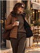 Wendbare Steppjacke mit Kapuze