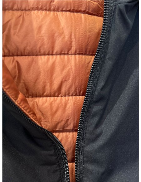 Chaqueta reversible acolchada con capucha