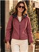 Chaqueta reversible acolchada con capucha