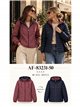 Chaqueta reversible acolchada con capucha