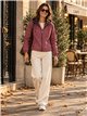Chaqueta reversible acolchada con capucha