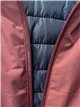 Chaqueta reversible acolchada con capucha