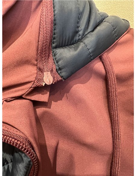 Chaqueta reversible acolchada con capucha