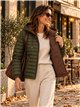 Chaqueta reversible acolchada con capucha