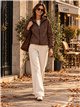 Chaqueta reversible acolchada con capucha