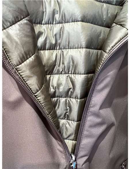 Chaqueta reversible acolchada con capucha