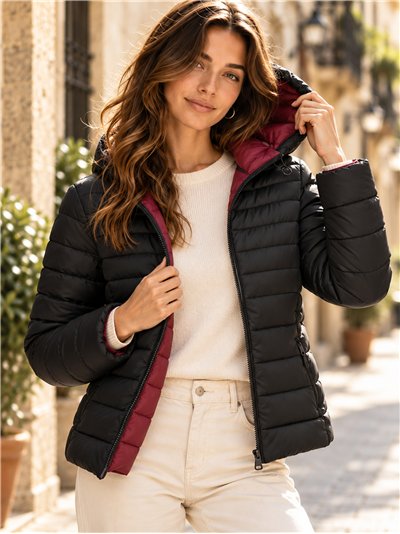 Chaqueta reversible acolchada tallas grandes