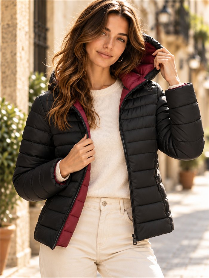 Chaqueta reversible acolchada tallas grandes