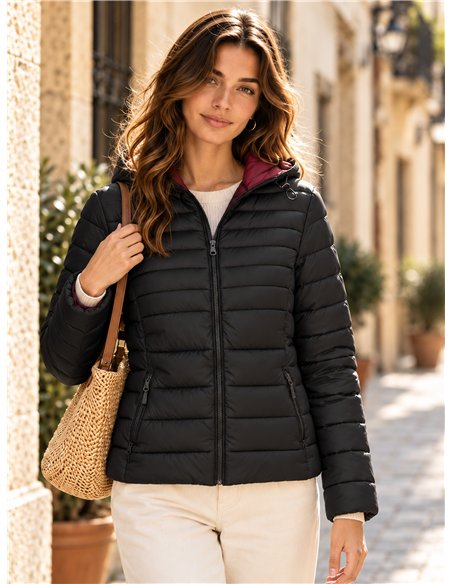 Chaqueta reversible acolchada tallas grandes