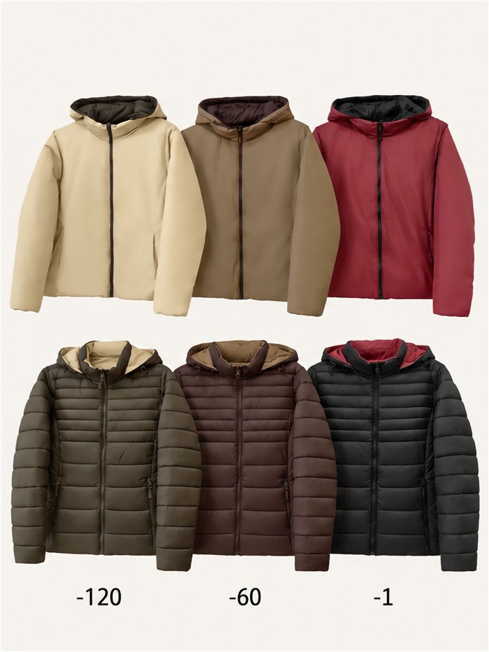 Chaqueta reversible acolchada tallas grandes