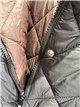 Abrigo acolchado reversible de rombos