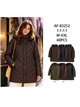 Reversible diamond quilted coat
